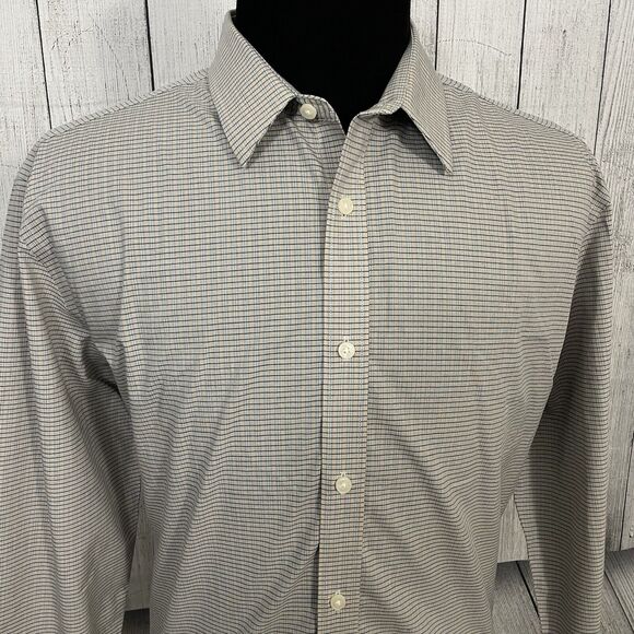 UNTUCKit Men's XXL Multicolor Wrinkle Free Cotton Long Sleeve Button-Front Shirt - Picture 3 of 6